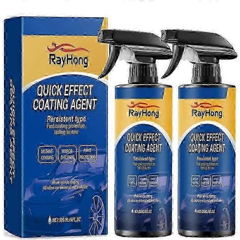 Spray de revêtement pour voitures neuves 2025, 1/2/3/5 pièces, agent de revêtement multifonctionnel à effet rapide, 2 pièces (1/5)