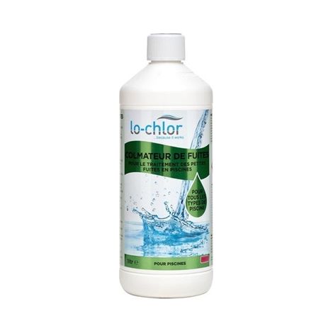 Colmateur de fuites pour spas 1L – Formule concentrée pour fuites coque et plomberie – Utilisable à partir de 6°C – Lo-Chlor