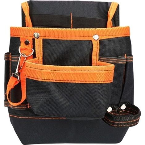 Bolsa de herramientas, bolsa de herramientas de tela, riñonera para electricista de mantenimiento, riñonera práctica para herramientas, mochila de jardín (1/5)