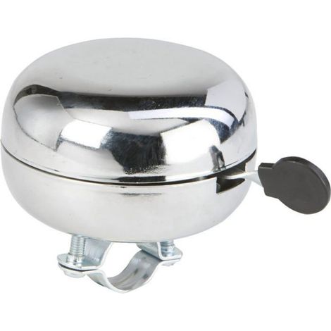Cloche De Vélo - Diamètre 80 Mm - Finition Chromée - Pour Vélo Urbain Et Classique - 1 Pièce