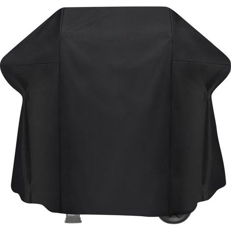 Housse imperméable pour barbecue compatible avec Weber Spirit 200, en tissu Oxford 600D, dimensions : 121 x 56 x 106 cm, fermeture Velcro. (1/4)