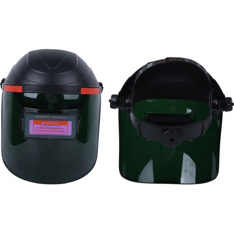 Selbstverdunkelnder Schweißhelm mit Kopfstück, stoßfestem Augen- und Gesichtsschutz (1/5)