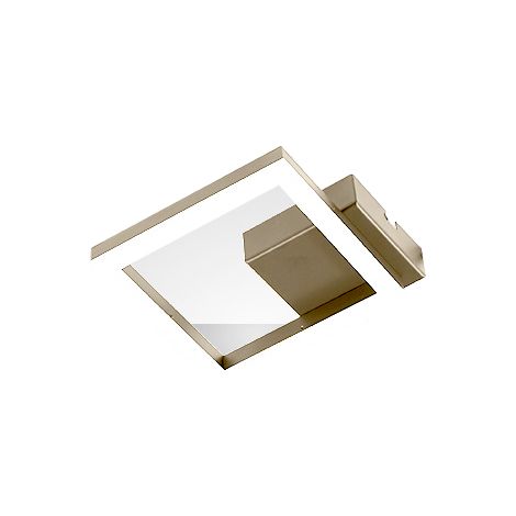 Lampada Bard Applique Oro Opaco 1 Luce LED Calda Design Elegante Fabas (1/4)