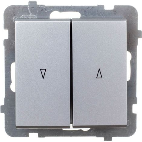 Connettore per otturatore Sonata, argento opaco ŁP-7R/m/38