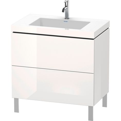Duravit L-Cube c-bonded Ensemble vertical, 2 tiroirs, sans