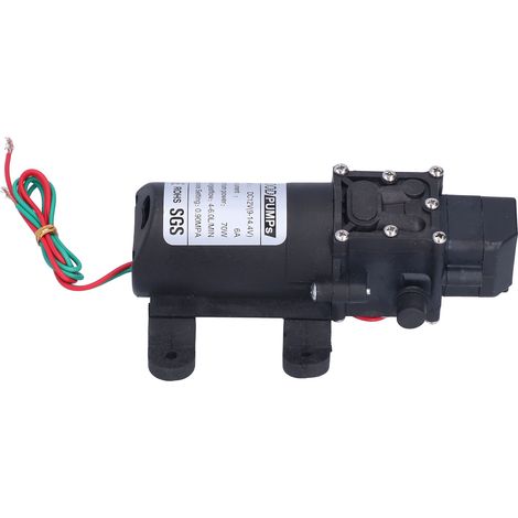 Pompe à diaphragme auto-amorçante 12V 70W pour arrosage jardin et lavage voiture (1/5)