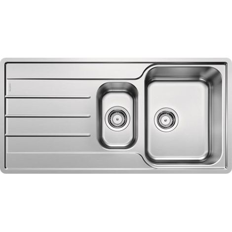 Blanco Lemis 6 - Lavello, 100x50 cm, acciaio inox spazzolato 523032