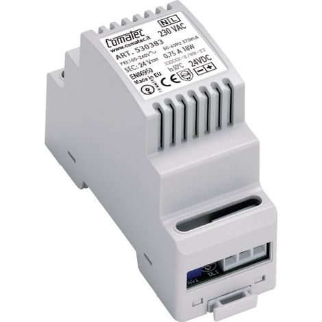 Alimentation rail DIN primaire 230 V/AC secondaire N/A Comatec PSM46024 S19491 (1/2)