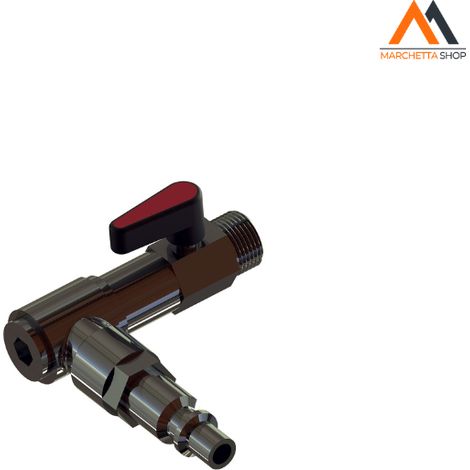 RUBINETTO A LEVA per motocompressore