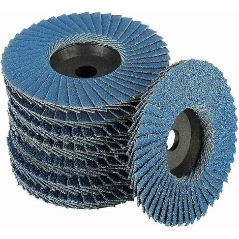 Lot de 8 disques de ponçage de 76 mm pour volets, grains 40/60/80/120, pour métal et bois. (1/5)