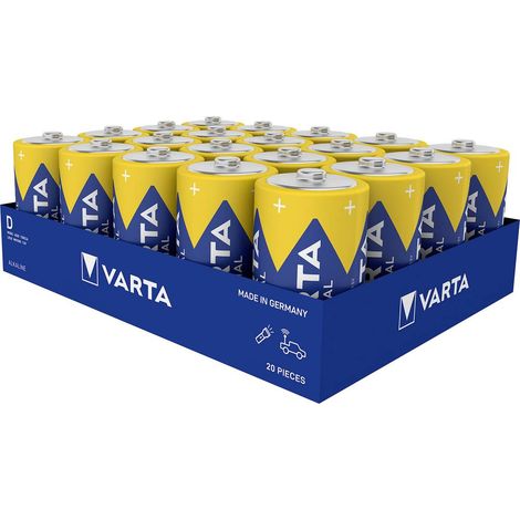 Varta Industrial Batteria 20 x D Alcalina 17000 mAh