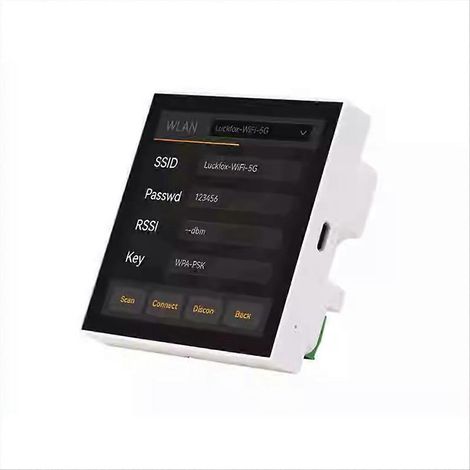 Intelligenter 4-Zoll-Wandschalter mit 86-Positionen-Touchscreen, RV1106G3 1TOPS Zentralbedienfeld, Wi-Fi und Bluetooth. (1/5)