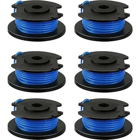 Lot de 6 bobines de rechange compatibles avec la tondeuse sans fil Ryobi One+ Ac14rl3a, bobines de rechange compatibles (1/5)
