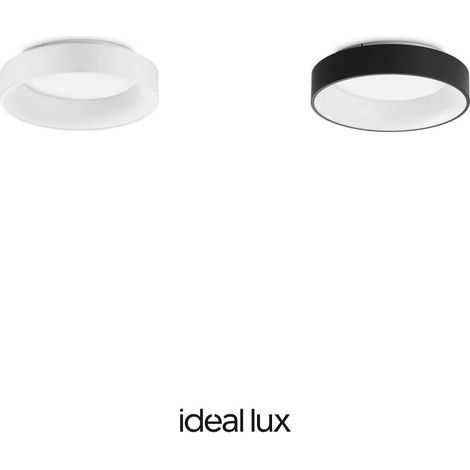 Plafoniera Moderna Ziggy Metallo Bianco Led 22W 3000K Luce Calda (1/3)