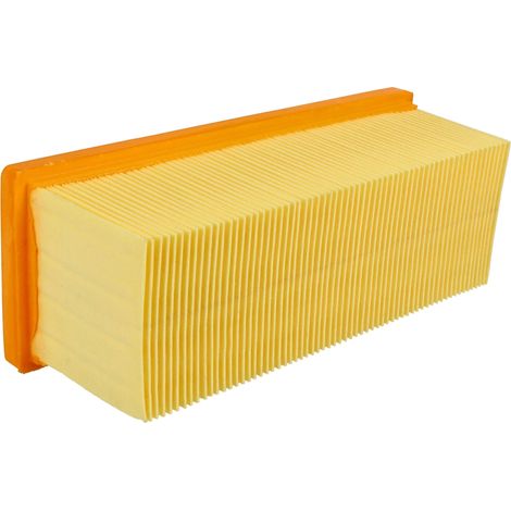 vhbw Filtro plisado plano para aspirador compatible con Kärcher 3001 hot, A 2701, A 2731 pt, A 2801, NT 181 Profi, SE 2001, SE 3001