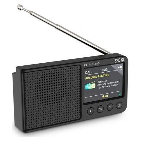 Radio Portátil SPC Jetty Lite Dab+/ Negra