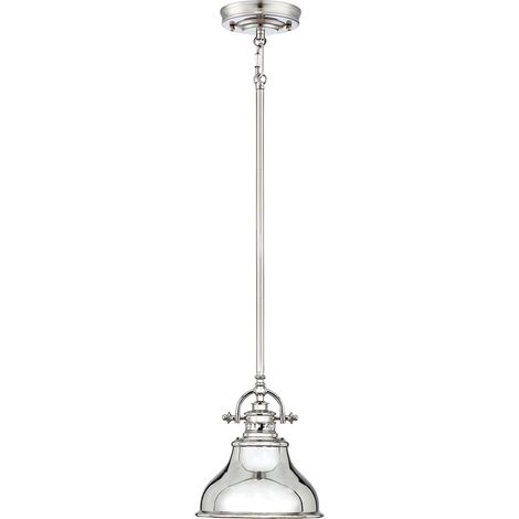 Sospensione Industrial Emery Metallo Argento Imperiale Piccola 1 Luce E27 (1/4)
