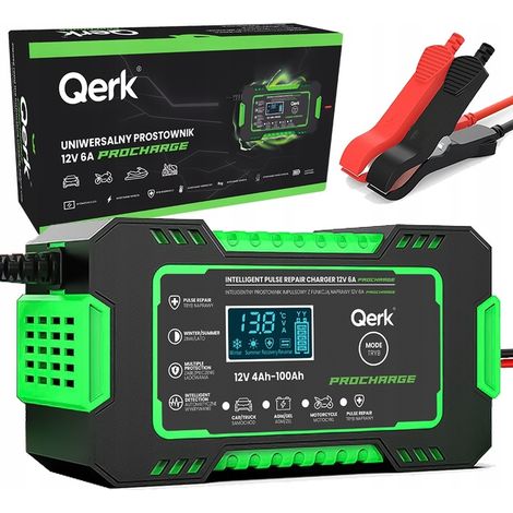 RADDRIZZATORE PER AUTO A IMPULSI 12V 6A FUNZIONE DI RIPARAZIONE DELLA BATTERIA (1/5)