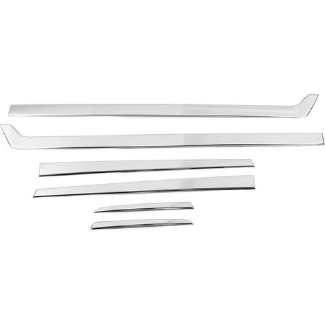 6-teiliges, selbstklebendes Seitenschutz-Zierleisten-Set aus Edelstahl, kompatibel mit Honda CRV 2017-2020 (1/5)