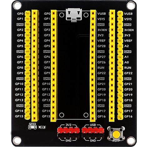 Pico GPIO externe Erweiterungsplatine für Raspberry Pi, 2x20 Stecker (1/4)