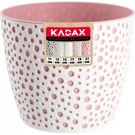 KADAX Blumentopf aus Kunststoff, 11 - 21 cm, 5 Farben, einfacher Topf, robuster Pflanztopf, Pflanzk (1/5)