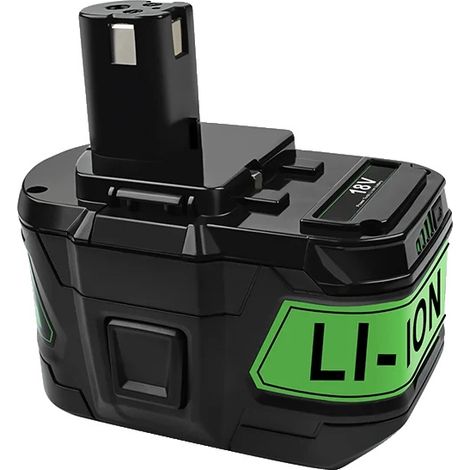 Batterie de remplacement, Li-ion, 18V, compatible avec Ryobi, 1PCS 9.0Ah (1/2)
