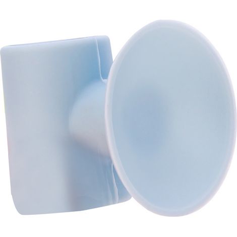 Arrêt-porte Silicone avec Ventouse - Protecteur Mur Anti-Bruit et Anti-Choc - Arrêt pour Poignée de Porte en Silicone Souple (80g)