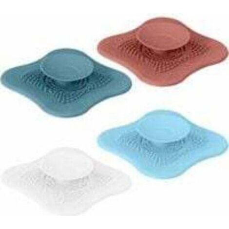 Tappi universali in silicone per lavello e vasca da bagno – Confezione da 4, impermeabili e antiscivolo, tipo B per cucina e bagno (1/5)