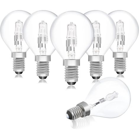 ampoules halogènes G45 E14 intensité variable 220 Lot de 6 240 V 28 W (1/5)