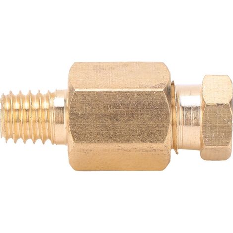 Raccord mamelon en laiton fileté droit, adaptateur de connexion pour tuyauterie industrielle, fourniture plomberie PD406 (1/5)