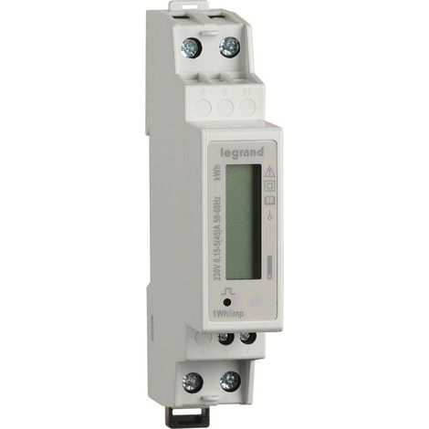 Compteur d'énergie monophasé EMDX³ 1M 5-45A 230V Pulse - LEG700041
