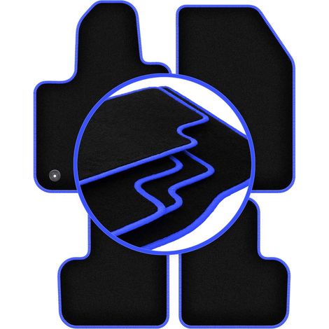 Tappetini auto CARLUX-BLUE per: Fiat 500X FL crossover (2018-)