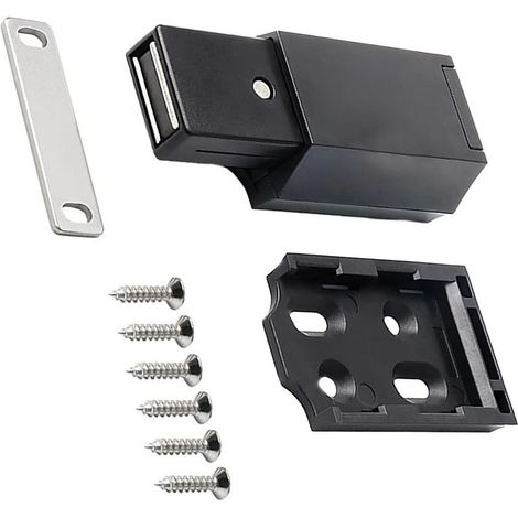 Loquets pratiques à ouverture par simple pression pour dissimuler (1/5)