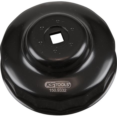 KS Tools - Cloche pour filtre à huile 3/8'', diamètre 90 mm - 150.9332 (1/3)
