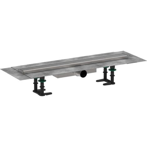 Hansgrohe RainDrain Compact - Canaleta de ducha 60 cm, con rejilla, acero inoxidable cepillado 56162800 (1/3)