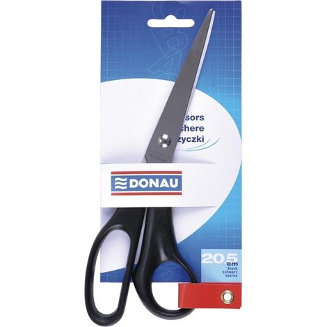 Ciseaux de bureau noirs classiques 20,5 cm