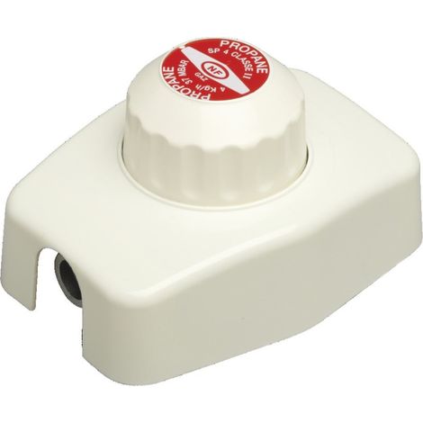 Régulateur de sécurité propane BANIDES B147703 37 mbar pour bouteille 3 kg Blanc