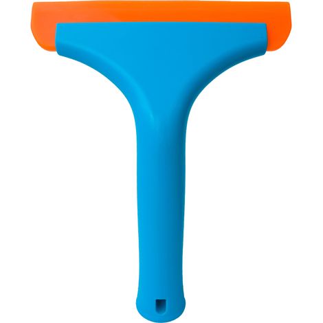 Duschabzieher aus Silikon, klein, geeignet für Autowischer, Fensterwascher, Badezimmer, Scheibenwascher, blau (1/4)