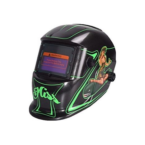 ZOLGINAH Casque de Soudure Automatique - Masque de Soudure avec 2 Lentilles et 2 Capteurs de filtre à ombre réglables DIN9-13 pour le soudage à l'arc de MIG TIG MAG [Classe énergétique A+++] (1/5)