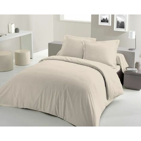 JUEGO DE Edredón LOVELY HOME - 220x240 cm - 100% ALGODÓN - BEIGE IVORY (1/2)