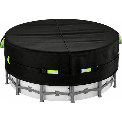 Bache Piscine, Adaptée aux Piscines Rondes de Ø 260–305 cm (1/5)