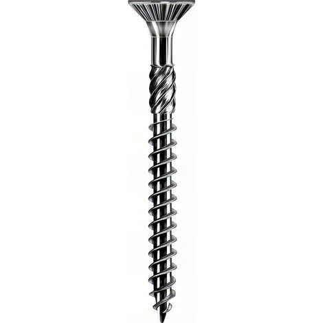 100 vis bois tête fraisée D. 5 x 60 mm Inox A2 TX 25 - VBI50060 - Alsafix