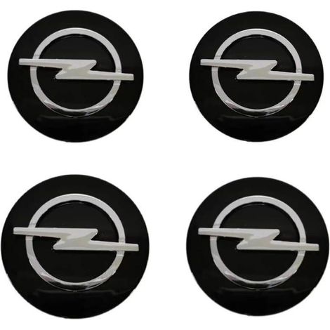 Enjoliveurs pour Opel Tigra 2004-2009, lot de 4, 64 mm - Noir