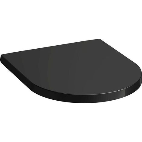 Abattant WC KARTELL avec couvercle, amovible noir LAUFEN