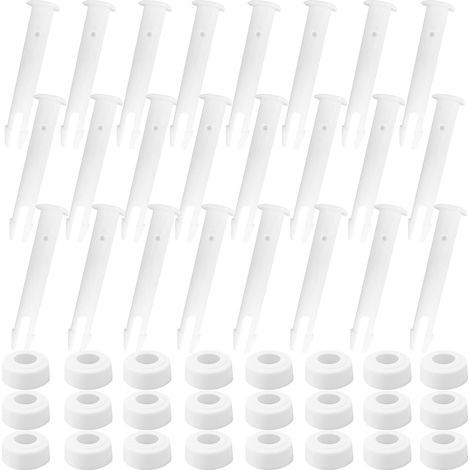 24 pcs Goupilles De Piscine,goupilles goupilles de Rechange,Joints de Piscine en Plastique,Goupilles en Plastique,Joints de Piscine,Broche pour Cadre de Piscine,goupilles de Joint de Piscine (24pcs) (1/5)