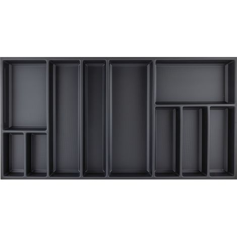 Agoform Besteck Organizer Sky Besteckeinsatz 820x53x473 Kunststoff schwarz (1/4)