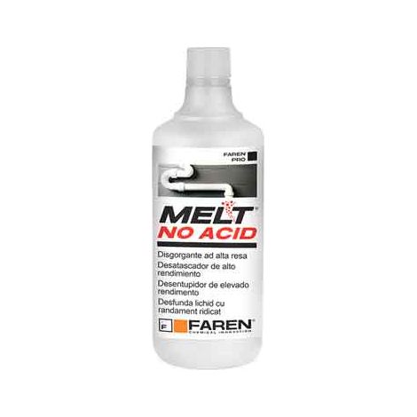 DISGORGANTE LIQUIDO CONCENTRATO 'MELT NO ACID' 1 lt - FAREN