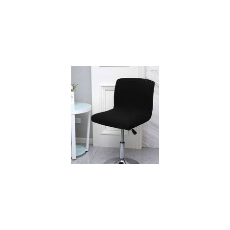housses de tabouret de bar avec dossier escamotable pour chaises de salle à manger pivotantes (1/5)