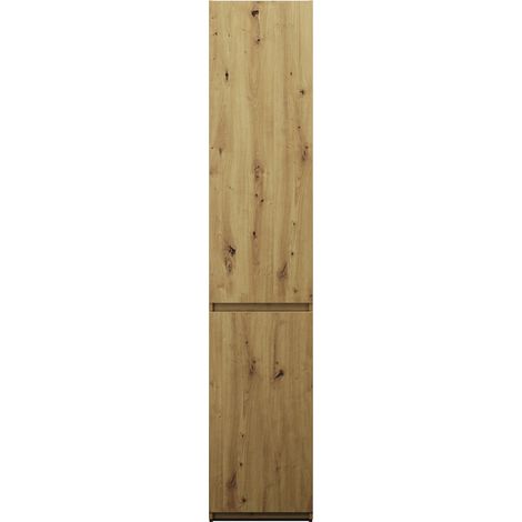 burgbad Lin20 Armoire haute sur pied avec 2 portes, éclairage