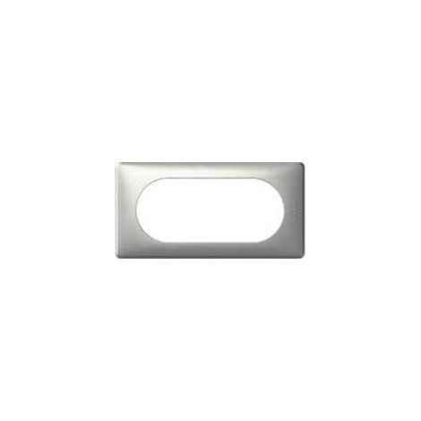 PLAQUE ANODISE 2 POSTES TITANE CELIANE LEGRAND 068905 (1/4)